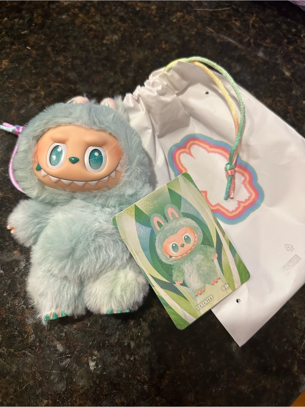 Labubu Big Into Energy Serenity Plush Pendant
